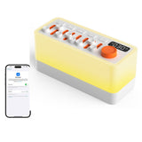 Bluetooth RGB White Noise Speaker DIY Sleep Sound Machine with 8 Nature Sounds and Timer