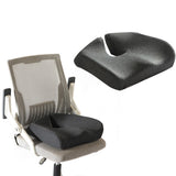 Ergonomic Seat Cushion for Office Chair Long Sitting Pad Pillow for Gaming Chair and Auto Seat Dark Gray