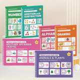 Handwriting Practice Copybooks with Pens Reusable Grooved Books