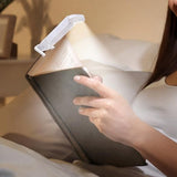 USB Rechargeable Clip On LED Book Light for Bed Night Reading White
