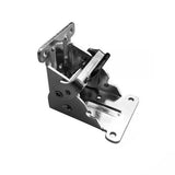 4Pcs 90 Degree Folding Table Leg Brackets Self Lock Foldable Hinge DIY Heavy Load Silver