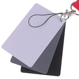 2 Set Grey White Balance Card 18% Exposure Kit for Digital Cameras