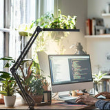LED Clip On Desk Lamp Adjustable Arm Reading Light