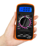 2 PCS Digital Multimeter DC AC Voltmeter Voltmeter and Ohm Volt Amp Meter with PTC protection
