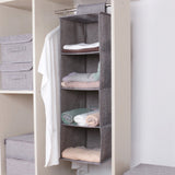 Hanging Wardrobe Shirt Organizer with Door Hanger for Closet Storage M