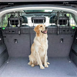 Adjustable Pet Gate for Cars SUVs Hatchbacks Iron 90-145cm