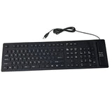 Foldable Flexible USB Keyboard Waterproof Silicone Style 2