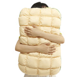 Fluffy Pillow Breathable Cute Pineapple Puff Pillow for Bedroom Sofa Yellow