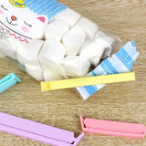 24PCS Plastic Bag Clips Sealer Clamp for Kitchen Food Snack Storage