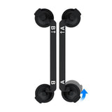 Adjustable Suction Cup Mount Compatible with Starlink Mini with Sunroof Car Window Black