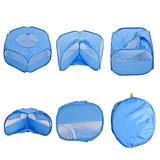 Portable Pop-Up Small Animal Playpen Foldable Pet Tent for Chick Hamster Rabbit Blue