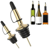 12Pcs Liquor Pour Spout With Dust Caps - Bottle Pourers for Alcohol Gold