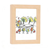 Removable Clip Kids Picture Frame A4 Artwork Display - Beige