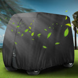 Oxford Golf Cart Cover – Waterproof Dustproof Protector for 2- or 4-Passenger Carts