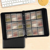Portable 9-Pocket Trading Card Binder Holds 1080 Cards for Sports Game Cards