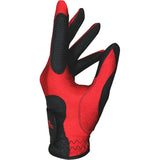 Breathable Stretch Golf Glove Washable Non Slip Grip for Men Women Red
