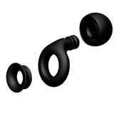 Pair of Ear Plugs with 3 Pairs of Ear Tips for Noise Cancelling Ear Protection EarPlugs for Sleep Work Study Black