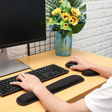 Ergonomic Keyboard Wrist Rest Pad & Mouse Wrist Support – Memory Foam Set