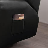 Water-Resistant Recliner Sofa Covers Soft Sofa Couch Slipcover Protector Black