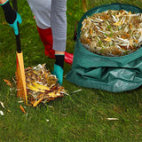 Heavy Duty Outdoor Leaf Collection Bag Foldable Yard Tarp