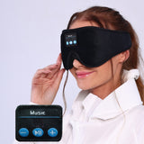 Blackout Bluetooth Sleep Mask Wireless Music Eye Mask Headphones Black
