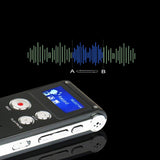 8GB Digital Voice Activated Recorder Portable Tape Recorder Audio Recording Device for Lectures Meetings