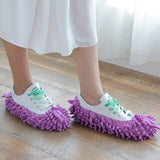 5 Pairs Mop Slipper Shoe Covers Floor Cleaning Foot Socks Washable Reusable