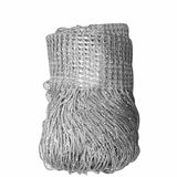 2PCS 100x200cm Shimmer Tassel String Door and Window Divider Curtain Silver