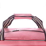 Travel Duffle Trolley Bag Rolling Carry Bag with Wheels Weekender Bags Red