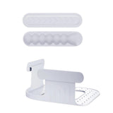 4PCS Invisible Bedsheet Clips Bed Sheet Holders with Lock Strips White