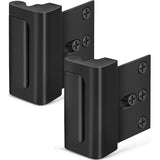 2 PCS Door Reinforcement Lock Home Security Door Locks Black
