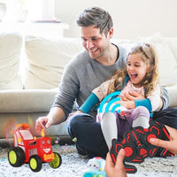Remote Control Dancing Stunt Car Toy Crazy Jumping Toy Car Kid Gift Red