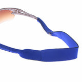 5Pcs Neoprene Adjustable Sunglasses Retainer Strap for Sports Blue