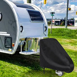 600D Caravan Tow Hitch Cover with Buckles for Camper Trailer Protection