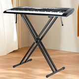 Folding Double-Braced X Keyboard Stand Adjustable Height