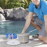 Pool Skimmer Basket with Handle Mesh Filter Basket