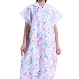 Hooded Zip Up Changing Robe Adult Microfiber Beach Towel Poncho Style 2