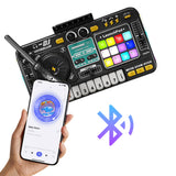 DJ Mixer Musical Toy with Mic & LED Lights