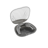 Set of 2Pcs Stop Snoring Mouth Guard Aid Snore Stopping Mouthpiece Anti Snore Grinding Black