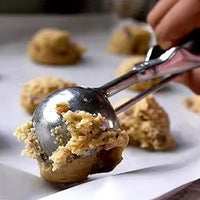 3Pcs Set Cookie Scoop Set Stainless Steel Cookie Dough Scoop Ice Cream Scoop