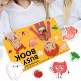 Montessori Human Body Anatomy Busy Book Educational Activity Book