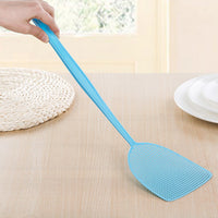 12 Pcs Plastic Fly Swatter Manual Reusable Swat Pest Control with Long Handle