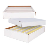 5 Section Large Card Box Holds Over 4000 Cards with Lid Storage