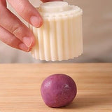 8PCS 2-in-1 Double-Sided Sunflower Cookie Stamp Pastry Mold for Baking Biscuits