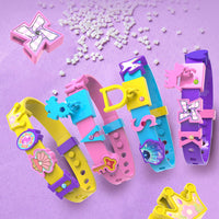 DIY Friendship Bracelet Making Kit with Stickers – Wristband Craft Kit for Girls