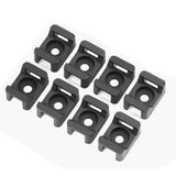 500 PCS Cable Tie Base Wire Clips Mounts for Wire Management Black