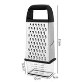 Cheese Grater With Container Box Grater Stainless Steel Graters for Kitchen