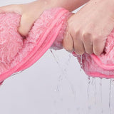 Dog Bathrobe Quick Drying Super Absorbent Pet Robes for Small Medium Large Dogs Pink