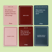 150Pcs Life Story Interview Kit Cards Tales Life Life Story Interview Kit for Family Game