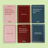 150Pcs Life Story Interview Kit Cards Tales Life Life Story Interview Kit for Family Game